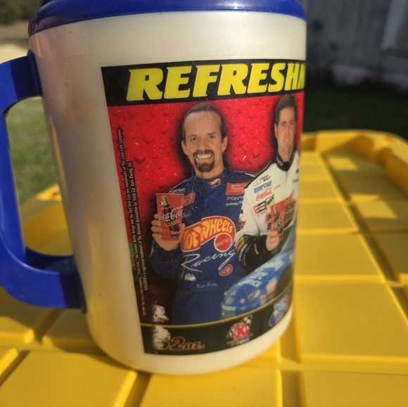 1999 Circle K 52oz Thirst Buster Coca Cola NASCAR Aladdin Super Insulated Mug BL - Picture 5 of 6